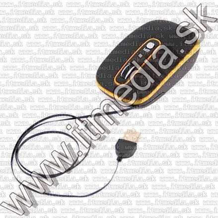 Image of Omega Optical Mouse for Notebooks USB (OM 262) *Black+Orange* (IT11293)